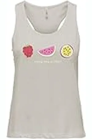 ONLY Onlhenny Life Reg S/L Tank Top Box JRS, , S