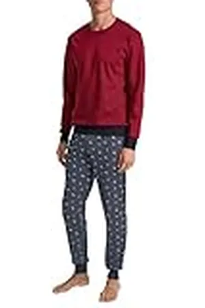 Calida Family & Friends Pyjama met manchetten, Rio rood, maat 46-48, , 46/48