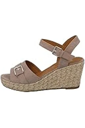 TOM TAILOR Dames 5390010024 sandalen met sleehak, , 43 EU, , 43 EU