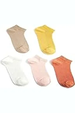 Koton Dames Basic 5-Pack Bootie Sokken Set Katoen, Multicolor (Mix), One Size, , Eén Maat