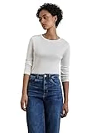 Street one QR Basic interlock shirt met lange mouwen, , 44