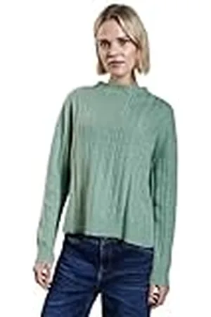 Street one Trui met geribbelde structuur, , 44