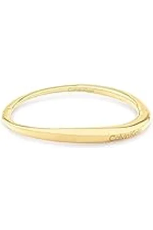 Calvin Klein Dames ELONGATED DROPS Collection Bangle Armband in roestvrij staal, Eén maat, Roestvrij staal, Geen edelsteen