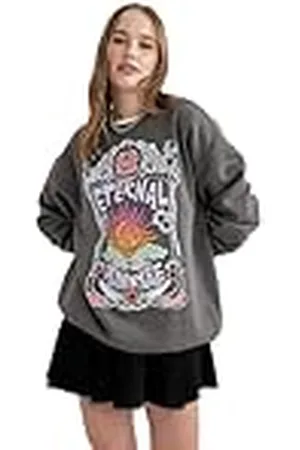 DeFacto Gebreid sweatshirt voor dames, , XL