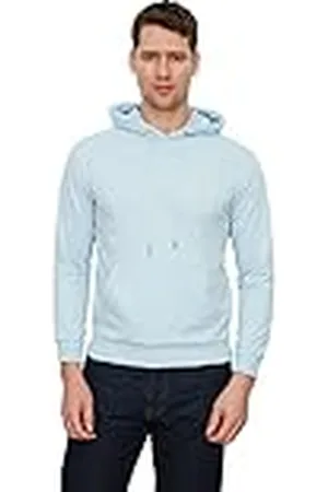 Trendyol Heren Tendyol Mannelijke Regular Pass Kaputte Kangaroo Zakken Lange Mouwen Hooded Sweatshirt, , M