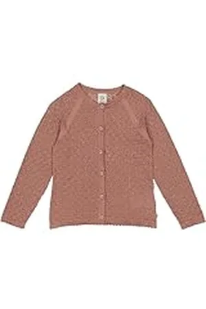Müsli By Green Cotton Knit Scallop Cardigan voor meisjes, , 104