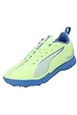 PUMA Ultra 5 Play It Jr voetbalschoen voor kinderen, uniseks, Fizzy Apple Wit Bluemazing, 30 EU