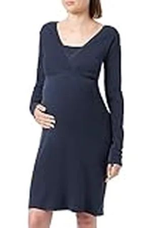 Noppies Alisa Nursing Rib Pyjama Dress Ls nachthemd, , M-L