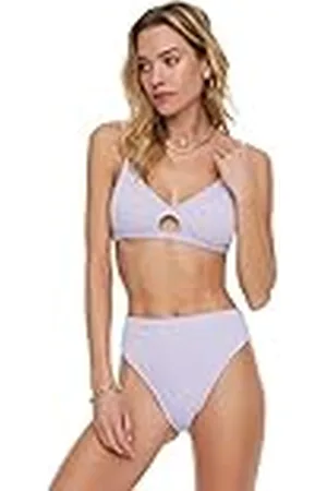 Trendyol Dames gestructureerde hoge taille bikini bottoms, , 34