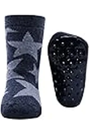 Ewers Stopper sokken sterren, sokken met antislipzool voor meisjes en jongens, antislip sokken met rubberen zool, MADE IN GERMANY, 1 paar antislip kindersokken, , maat 21-22