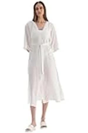 Dagi White Fashion Gebreide Kimono met korte mouwen, , L-XL, , L