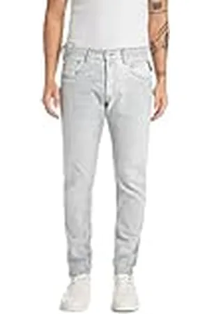 Replay Heren Regular Slim Fit Jeans Willbi Glacier Blues Collectie, , 30W / 30L