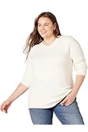 Amazon Dames Classic-Fit Soft Touch Lange Mouw Crewneck Trui, , XS