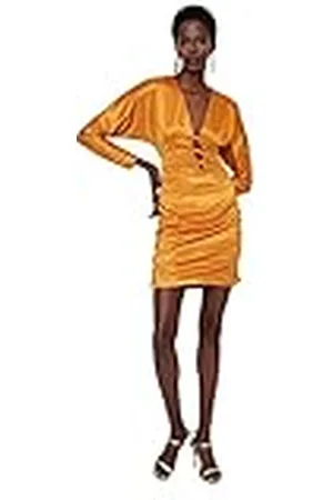 Trendyol Mini Bodycon getailleerde gebreide jurk voor dames, , 32