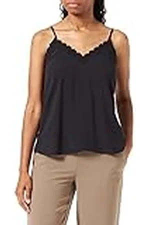 QS by s.Oliver Q/S by Dames blouses top, zwart, 32