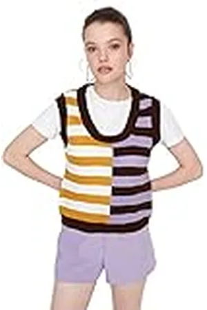 Trendyol Dames TWOAW23SV00085/Kahverengi Sweater, , M, , M