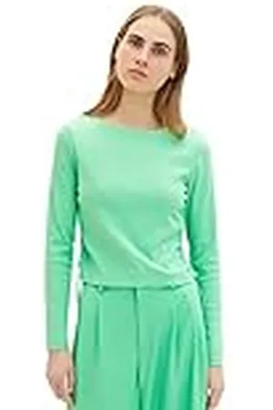 TOM TAILOR Dames T-shirt met lange mouwen 1035371, , S
