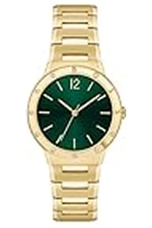 HUGO BOSS Analoog Quartz Horloge voor Vrouwen met Goud Gekleurde Roestvrij Stalen Armband - 1502649, , jurk