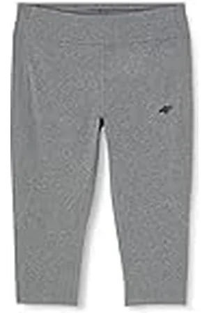4F Functionele damesbroek SPDF350 jeans, middle grey melange, S voor dames, , S