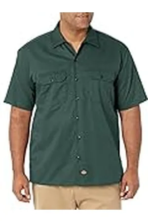Dickies Heren korte mouw Work Utility Button Down Shirt, , XXL