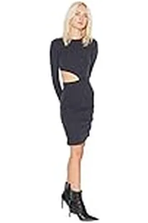 Trendyol Mini Bodycon getailleerde gebreide jurk voor dames, , L