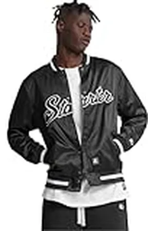 STARTER BLACK LABEL Heren Starter Satin College Jacket, , L