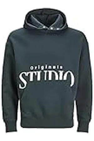 JACK & JONES Jorvesterbro Back Sweat Hood Sn Capuchontrui voor heren, , S