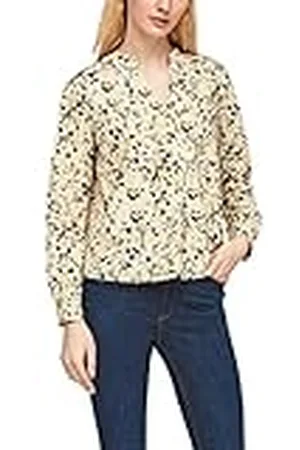 QS by s.Oliver Blouse voor dames, volledig gebroken wit, XS
