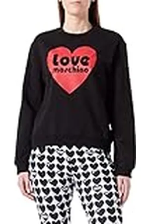 Moschino Dames Regular Fit Roundneck Sweatshirt, , 42