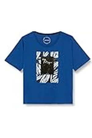 Samoon Dames 271050-26215 T-shirt, kobalt blauw patroon, 46, , 46