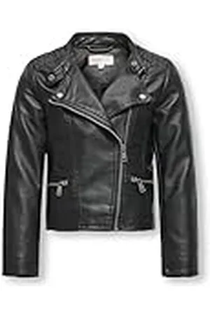 ONLY Girl kunstleren jas biker, , 128 cm