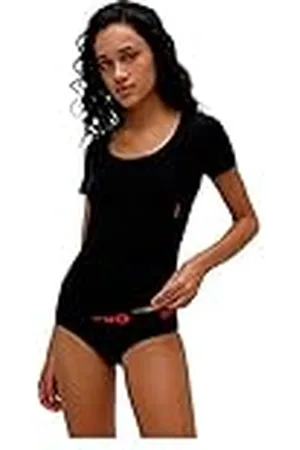HUGO BOSS Dames Twin Rn T-shirt (verpakking van 2)
