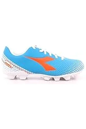 Diadora PICHICHI 6 MD JR, voetbalschoenen, blauw fluo/wit/oranje, 38 EU, , 38 EU