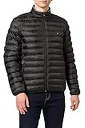 Tommy Hilfiger Packable Recycled Jacket MW0MW18763 overgangsjas, Zwart (zwart)