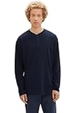 TOM TAILOR T-shirt met lange mouwen voor heren, , XS