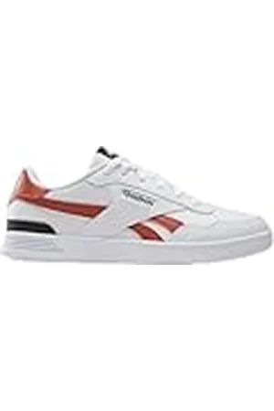 Reebok Dames Court Advance Clip Tennisschoenen, Wit Brickred Zwart, 38 EU