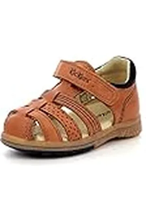 Kickers Platiback Sandalen voor heren, Bruin Camel 114, 19 EU