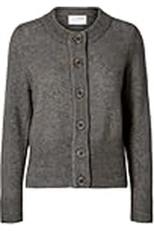 SELECTED SLFSIA RAS LS Knit Cardigan Noos, , M