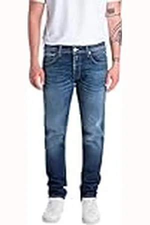 Replay Heren Straight Fit Jeans Grover, , 32W x 32L