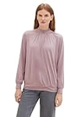 TOM TAILOR T-shirt met lange mouwen voor dames, , 3XL