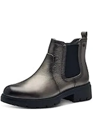 Tamaris Comfort Chelsea Boots voor dames, van leer, met ritssluiting, , 42 EU