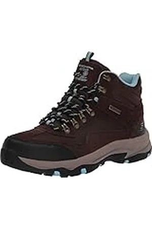 Skechers Trego Rocky Mountain wandelschoen voor dames, 3/8 UK, Suede Textiel Lichtblauwe Trim, 39 EU