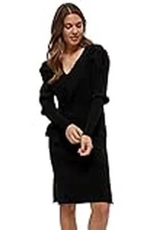 Minus Maranola Knit Casual damesjurk, zwart, L