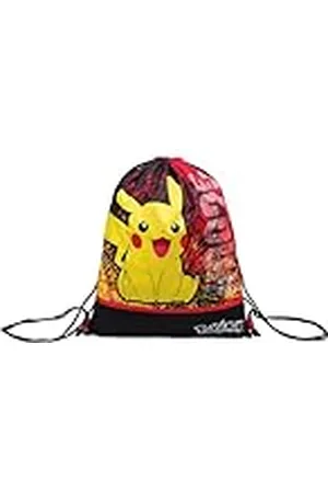 7 for all Mankind POKEMON PIKACHU rugzak, geel rood, rugzak met trekkoord, Easy Bag Sport, rugzak sport, rugzak voor kinderen, , Eén maat, Rugzak