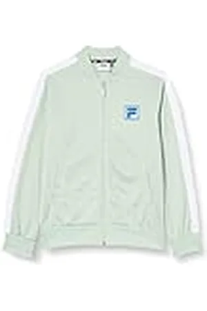 Fila Billerbeck Track Jacket voor jongens, silt green-brright white, 134/140, , 134/140 cm