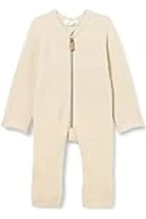 NAME IT Bestseller A/S Baby-meisje NBFWMINO Wool BRU LS Suit XXIII Jumpsuit, , 74, , 74 cm