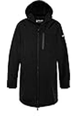 Schott NYC Kalvin jas met capuchon, lang, met ritssluiting, , maat M voor volwassenen