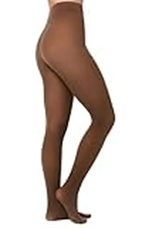 Nur Die Dames Transparant Extra Haltbar 80 DEN Warme Fein-Strumpfhose Beige durchscheinend Komfortbund blickdicht panty, Braun, L, , L
