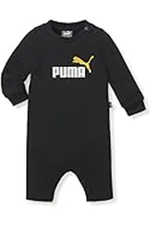 PUMA Minicats rompertje voor pasgeborenen, uniseks, voor kinderen, Zwart., 80 cm