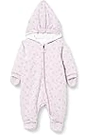 Pinókio WARM OVERAL CHARLOTTE, 100% katoen, voering: 100% katoen, roze met bloemen, meisjes 56-74 (68), , 68 cm